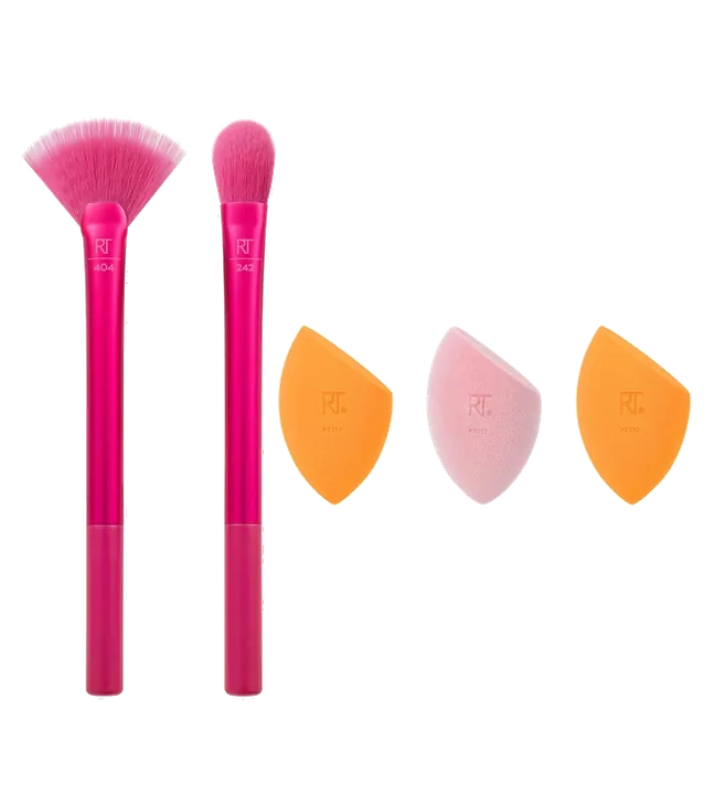 Real Techniques Starlite Nights Brush + Sponge Set, фото 1