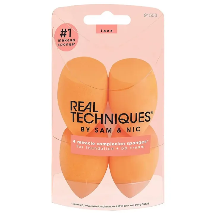 Real Techniques 4 Miracle Complexion Sponges, фото 1