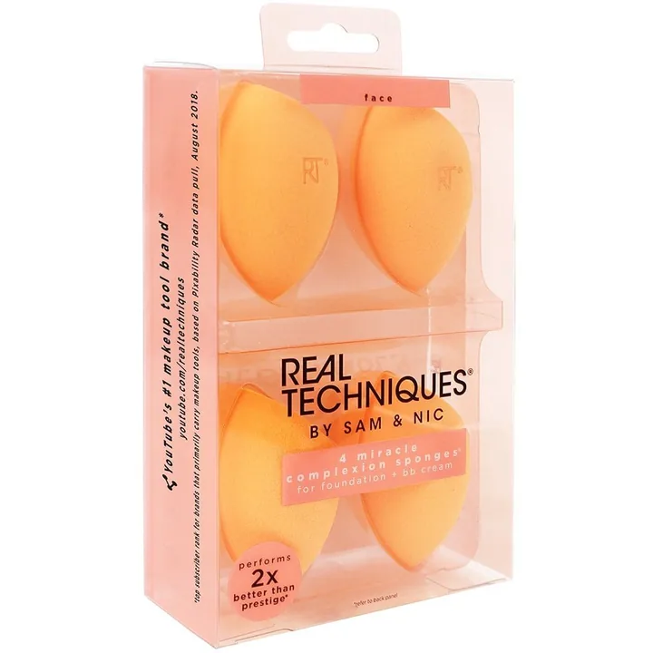 Real Techniques 4 Miracle Complexion Sponges, фото 4