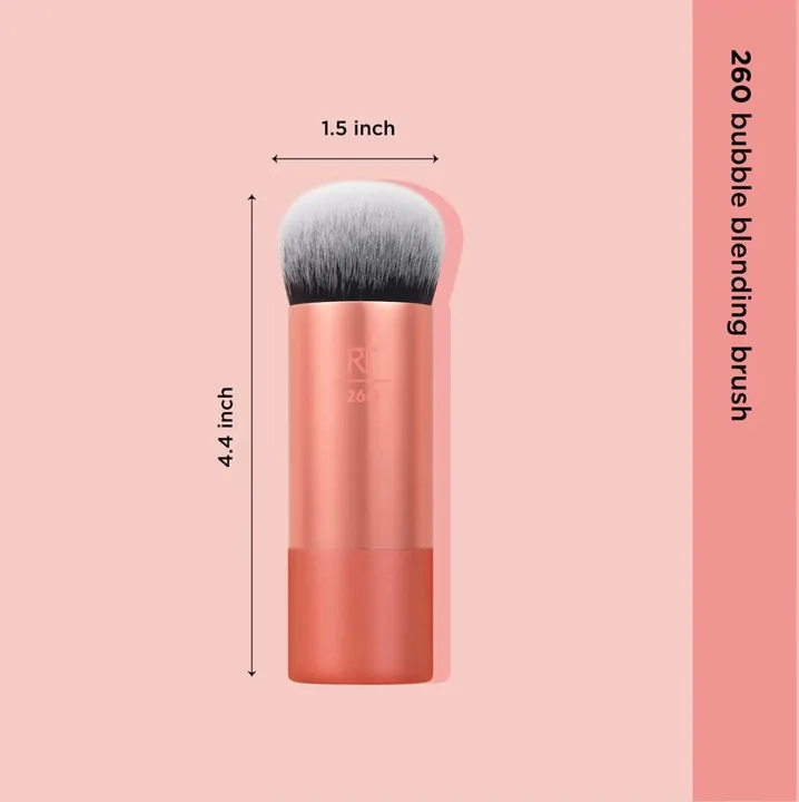 Real Techniques Bubble Blending Makeup Brush — округлий пензель для кремових текстур, фото 3