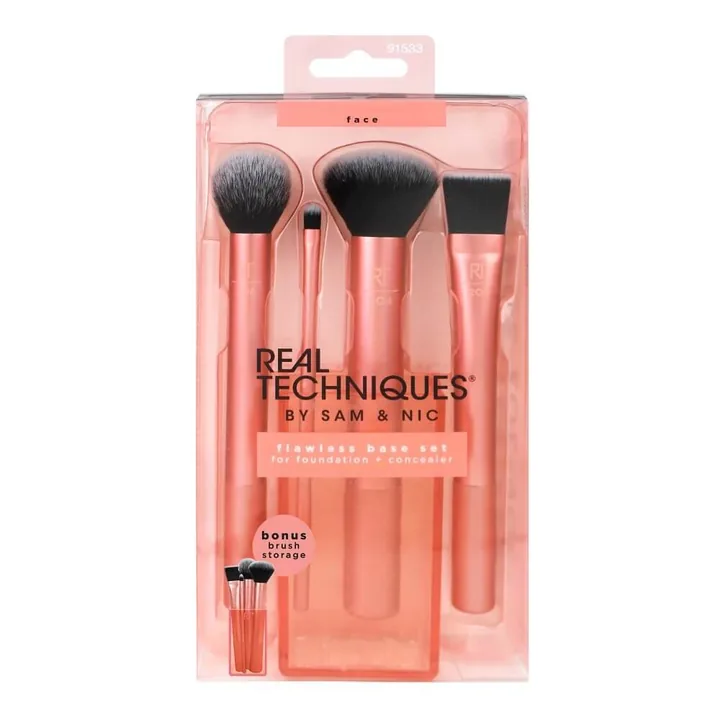 Real Techniques Flawless Base Brush Set, фото 1