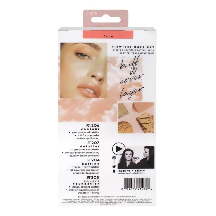 Real Techniques Flawless Base Brush Set, фото 5
