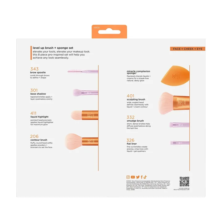 Real Techniques Level Up Brush + Sponge Set, фото 6