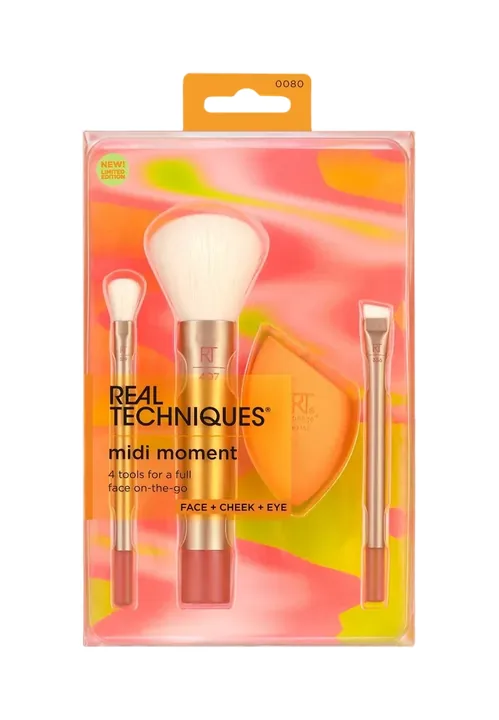 Real Techniques Midi Moment Brush + Sponge Set, фото 1