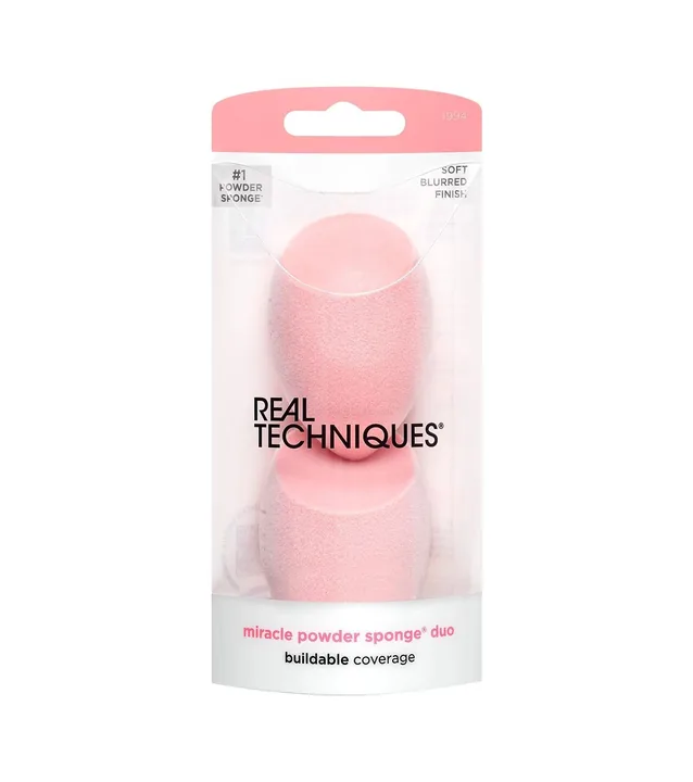 Real Techniques Miracle Powder Sponge Duo