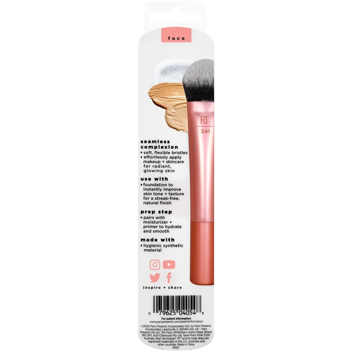 Real Techniques Seamless Complexion Makeup Brush — пензель для рівного тону, фото 4